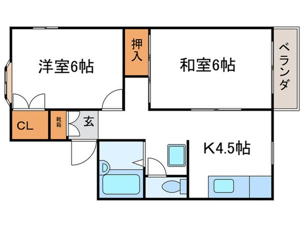 ハイツコヤマの物件間取画像